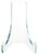 Plymor Clear Acrylic Flat Back Easel with Deep Support Ledges 3 H x 2_5 W x 2_25 D