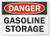 SmartSign Danger - Gasoline Storage Label  10 x 14 Laminated Vinyl
