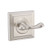 Designers Impressions Aurora Series Satin Nickel Double Robe Hook