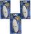 3 Pack Living World Cuttlebone with Holder for Cage Birds Small 5-Inch