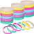 Silicone Inspirational Bands Motivational Bracelets Rubber Inspirational Wristbands with Inspirational Messages for Studying Competing Working 24 Pieces