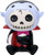 SUMMIT COLLECTION Furrybones Count Signature Skeleton in Halloween Vampire Costume
