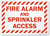 SmartSign Fire Alarm and Sprinkler Access Sign  10 x 14 Plastic