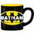 Silver Buffalo BN112934 DC Comics Batman Grimey Logo Jumbo Ceramic Mug, 20-Ounces