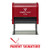 Parent Signature Teacher Self Inking Rubber Stamp Red Ink - X-Large