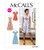 McCalls Patterns McCalls Petite Womens Keyhole Dress Sizes 6-14 Sewing Pattern White
