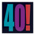 Birthday Cheer 40th Birthday Party Napkins 16ct