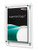 Deflecto Sign or Menu Display Holder Wall-Mounted Bevelled Edge Acrylic 127x178mm Ref 691190