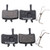 2 Pairs Bicycle Semi-Metallic Disc Brake Pads for Avid BB7 Juicy 3 5 7
