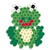 Perler Beads Silicone Pegboard Fused Bead Kit - Frog