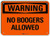PetKa Signs and Graphics PKFO-0233-NA-No Boogers Allowed Aluminum Sign 10 x 7 Warning