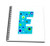 3dRose db-224087-3 Boys Blue Letter E Mini Notepad 4 x 4