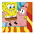 SpongeBob Beverage Napkins 16ct