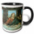 3dRose Head of Christ detail from The Last Supper by Leonardo Da Vinci Mug 11 oz Black