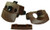 JR Products 20505 Sliding Door Privacy Latch - Brown