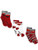 Sesame Street Elmo Boys Girls Multi Pack Crew Socks with Grippers 12-24 Months Elmo Red 3 pk