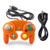 Gamecube Controller AreMe 1 Pack Classic Wired Controller with Extension Cable for Wii Gamecube GC Console Orange