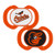 Baby Fanatic 2 Piece Team Colors Pacifier Baltimore Orioles