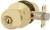 MaxGrade 300OXF3 Oxford Ball Style Keyed Entry Door Knob Lockset, Bright Brass