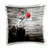 3dRose pc_150168_1 Sweet Squirrel Standing on A Rainy Deck Holding A Pink Carnation Pillow Case, 16" x 16"