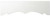 Burnes of Boston Scalloped Angled Ledge, 36-Inch, White