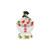 Fitz and Floyd 49-643 Flurry Folk, Footed Bowl with Spreader