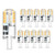 G4 LED Bulb 3W Bi-Pin LED Light Bulbs 48x3014 SMD 20W 30W Halogen Equivalent ACDC 12V Lamp Warm White 2700K 360° Beam Angle 10 Pack