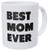 Wampumtuk Best Mom Ever 11 Ounces Funny Coffee Mug