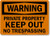 Warning - Private Property Keep Out No Trespassing Sign by SmartSign  10 x 14 3M Reflective Aluminum