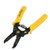 Uxcell Long Nonslip Handle 10-22 AWG Wire Stripper Cutter, 7", Yellow