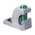 ILSCO GBL-4DBT Lay-In Ground Lug Copper Conductor 14 to 4 AWG Conductor 10 Stud Copper Tin Plated
