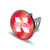 Rico NCAA Nebraska Cornhuskers Laser Cut Metal Hitch Cover Large Silver