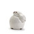 Abbott Collection Terracotta Crouching Rabbit Garden Statue, White (Small)