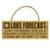 My Word! Lake Forecast - 4x10 Hanging Wooden Sign