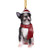 Design Toscano Boston Terrier Holiday Dog Christmas Tree Ornament Xmas Decorations 3 Inch Full Color