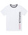 Calvin Klein Boys Little Ringer Tee Shirt White 6