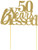 All About Details Gold 50-Years-Blessed Cake Topper