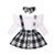 Toddler Baby Girl Christmas Outfit Kids Ruffle Sleeve T-Shirt Top Plaid Overall Skirt Set Fall Clothes Xmas Plaid Suspender Skirt-Blue 9-12Months Toddler Baby Girl Christmas Outfit Kids Ruffle Sleeve T-Shirt Top Plaid Overall Skirt Set Fall Clothes Xmas Plaid Suspender Skirt-Blue 9-12Months