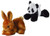 Aurora Mini Flopsie Bundle Mei Mei Panda and Bitty Bunny -Set of Two - 8 MeiMeiBunny