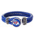 Swamp Fox Fresno State Bulldogs Double Leather Band Bracelet with Charm 7 to 9