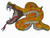 Snake Large Python Crazy Beautiful Patch Iron on sew on Applique Small Pattern 11