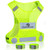 Reflective Vest Running Gear Lightweight Motorcycle Cycling Reflective Vests with Large Pocket  and  Adjustable Waist for Women Men Running Safety Vest with Reflective Bands Green XX-Large
