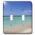 3dRose lsp-71355-2 Water and beaches of Cuba Varadero Double Toggle Switch