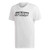 adidas Mens Linear Brush Tee White XX-Large