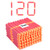 Toosci Mega Dart Refill Pack 120 Pcs 9_5cm Red Premium Refill Bullets for N-Strike Mega Series Blasters