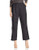 Chic Classic Collection Womens Cotton Pull-On Pant with Elastic Waist Black Twill 14A