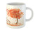 Ambesonne Bicycle Mug Autumn Tree with Aged Old Bike and Fall Tree November Day Fall Season Park Nature Theme Ceramic Coffee Mug Cup for Water Tea Drinks 11 oz Orange