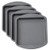 Wilton Easy Layers! Square Layer Cake Pans Set, 4-Piece
