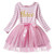 Newborn Baby Girls Toddler Kids Princess Long Sleeve Striped Dress 3rd Birthday Cake Smash Tulle Tutu Dress Party Outfit Pink Newborn Baby Girls Toddler Kids Princess Long Sleeve Striped Dress 3rd Birthday Cake Smash Tulle Tutu Dress Party Outfit Pink