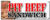 Pit Beef Sandwich Banner Sign BBQ Smoked Meat Beef Grilled Restaurant